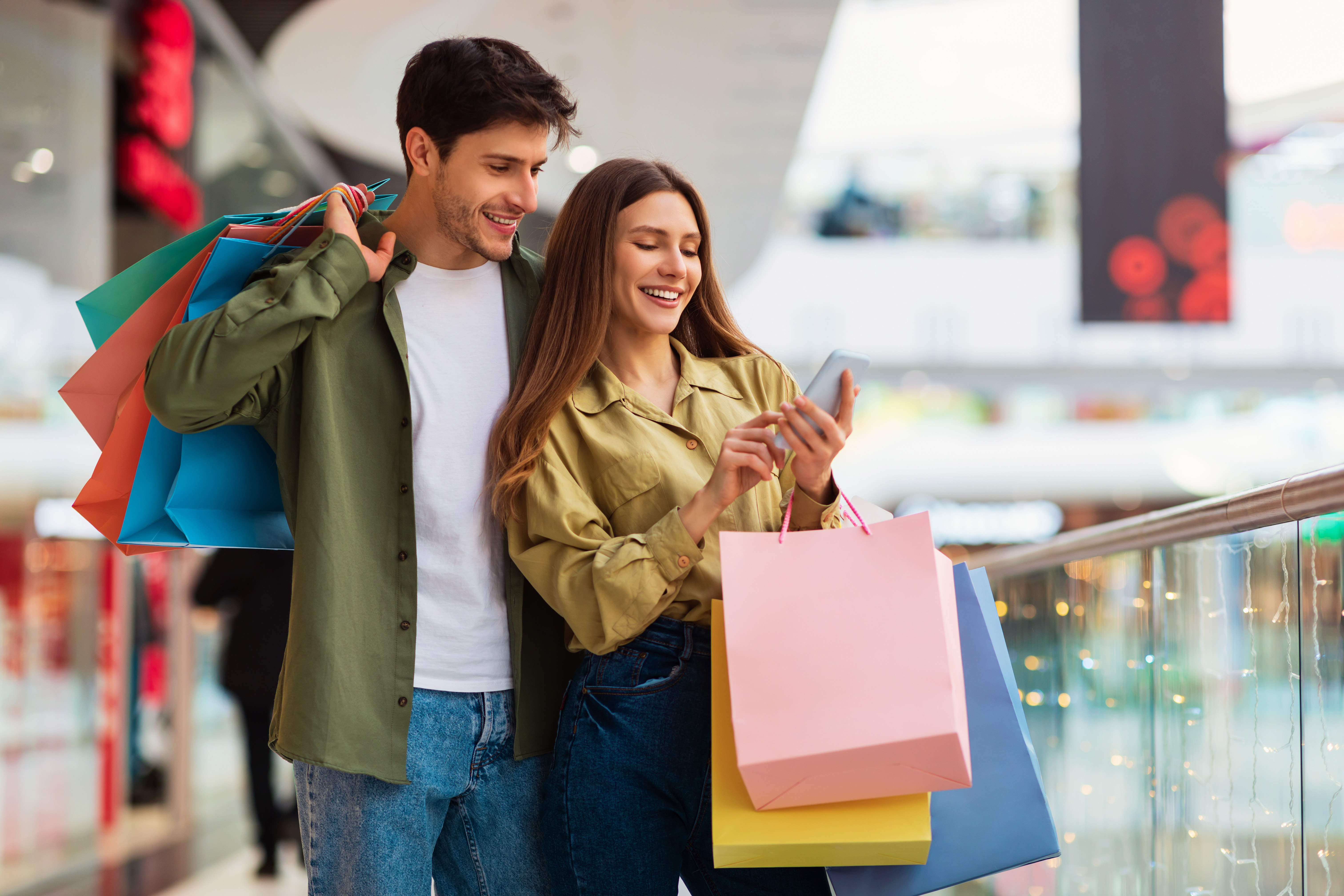 People doing the shopping