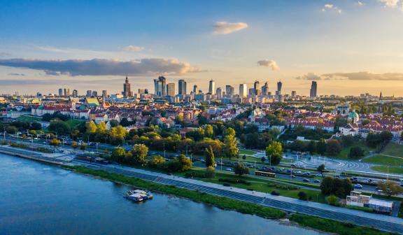 Landscape of Warsaw