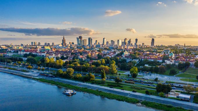 Landscape of Warsaw